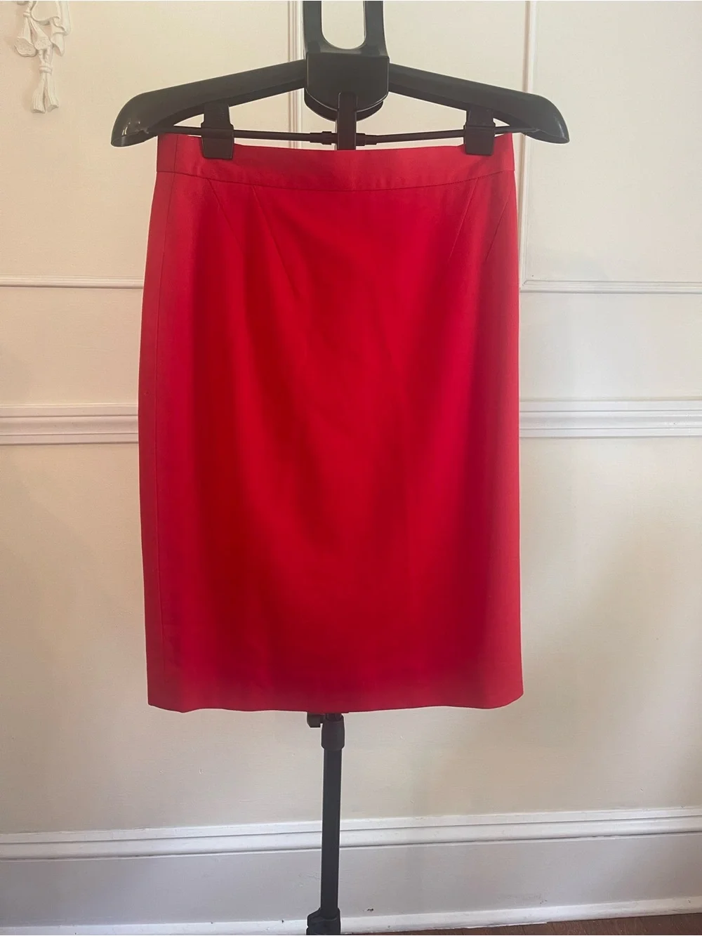Escada Vibrant Red Pencil Skirt